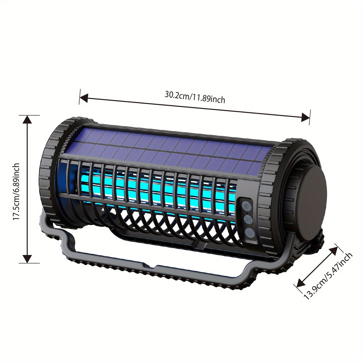 Solar Powered Mosquito & Fly Killer Lamp