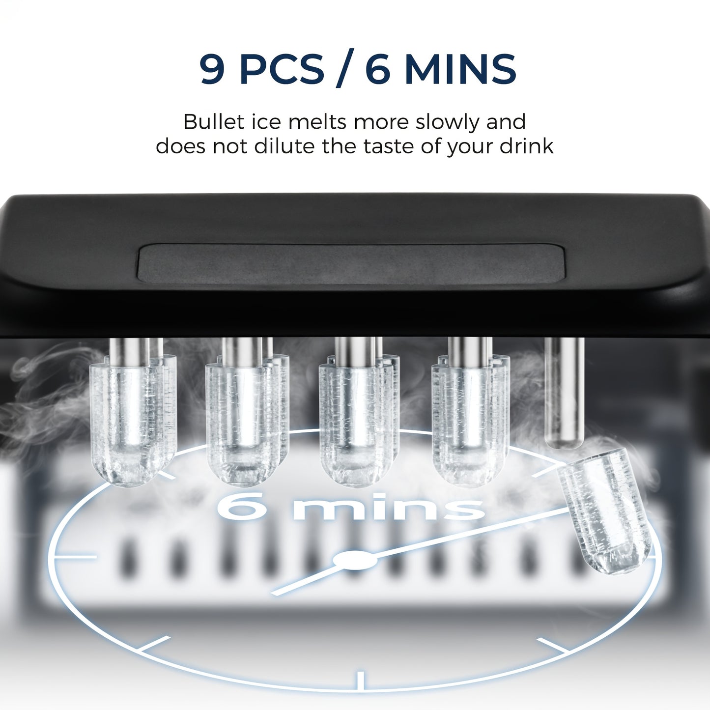 Compact Bullet Ice Maker