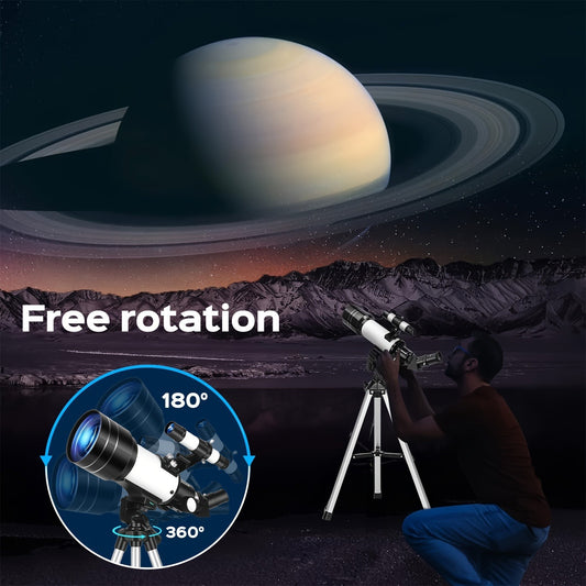 Portable Telescope with 70mm Aperture