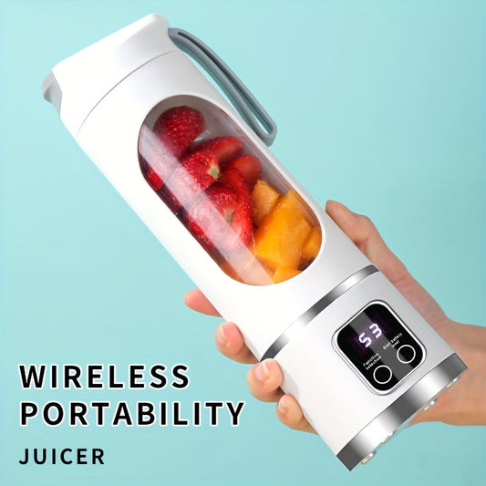 Blender on the go, take to the park, on a trip. Rechargeable, digital blender