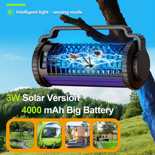 Solar Powered Mosquito & Fly Killer Lamp