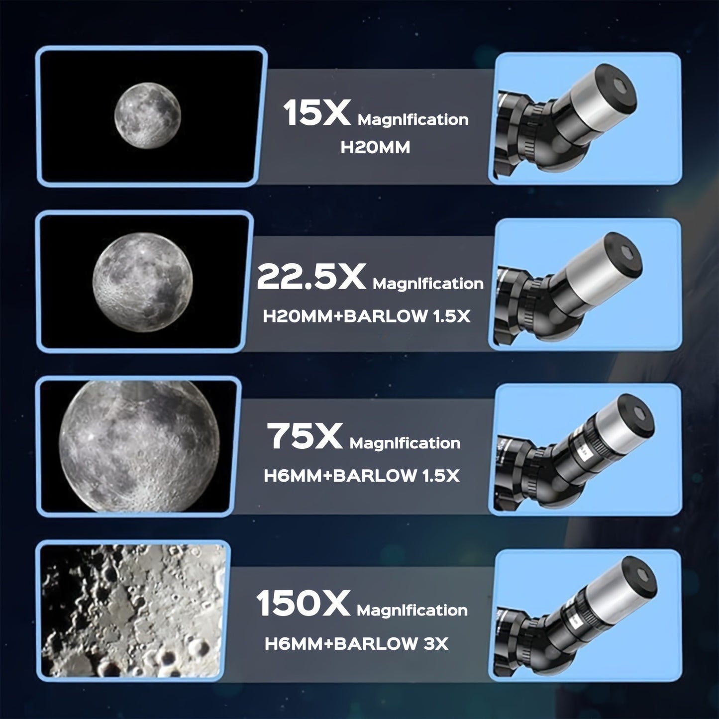 Portable Telescope with 70mm Aperture