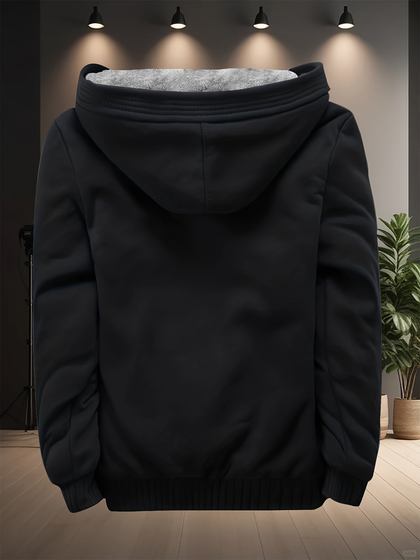 Winter Fleece Hoodie Zip Jacket