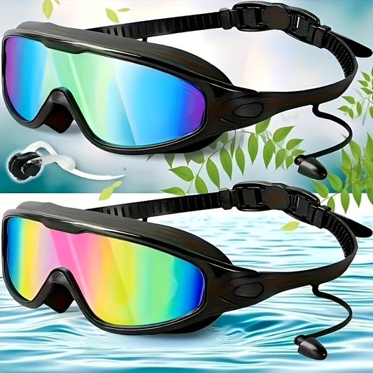 Crystal View 2-Pack Anti-Fog Swimming Goggles