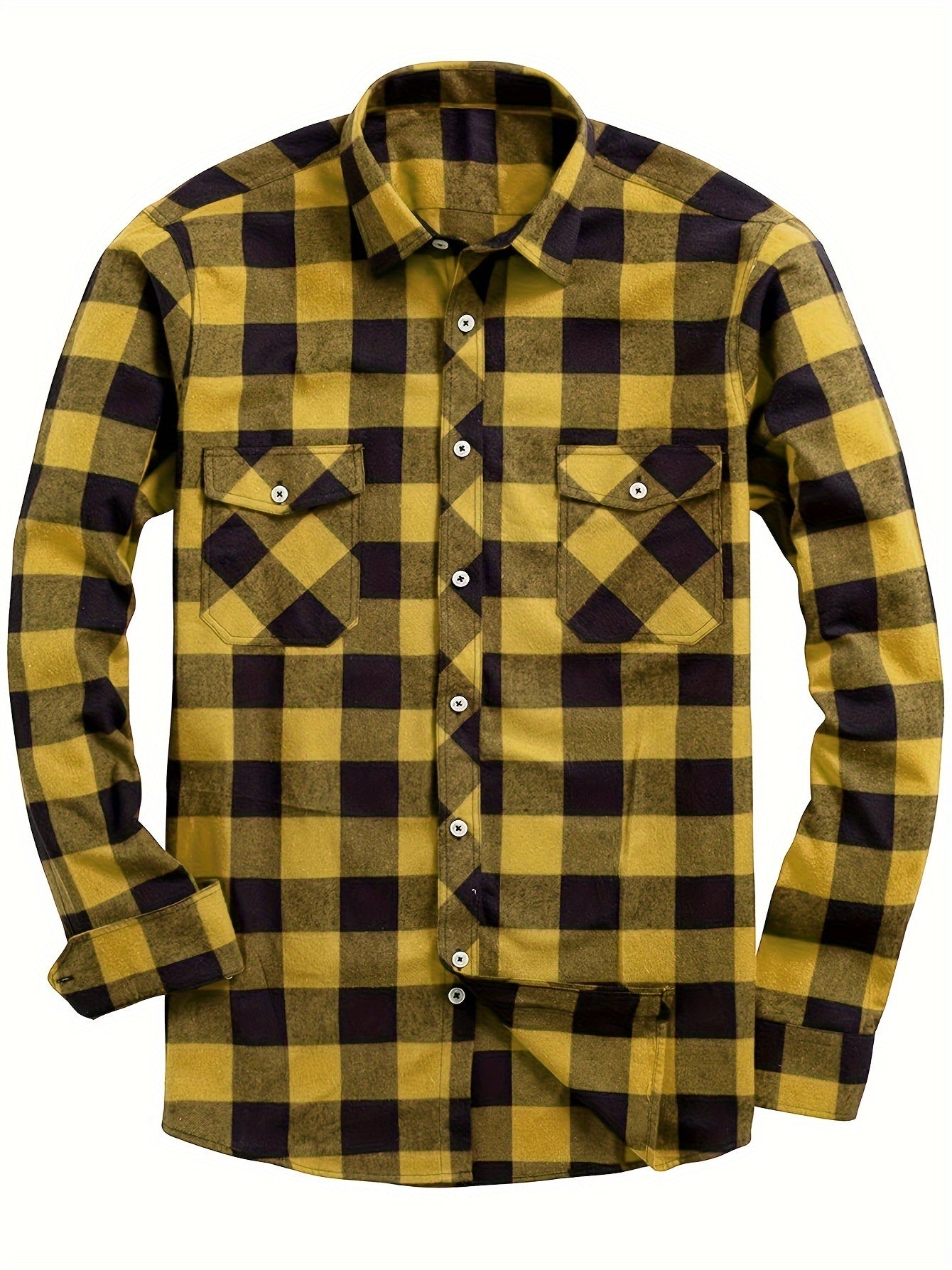 Men's and Women's Plaid Flannel Long Sleeve Shirt with Inner Lining 3 for 1 Deal