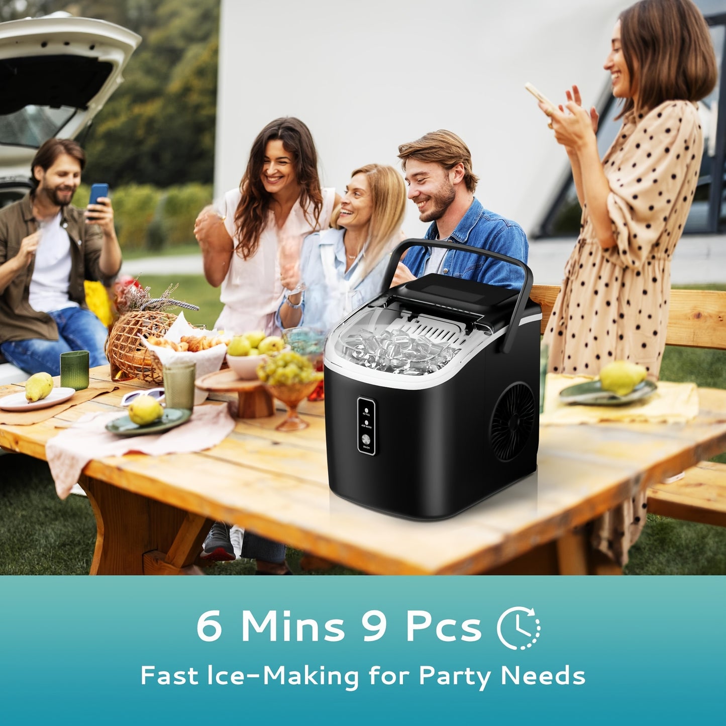 Compact Bullet Ice Maker