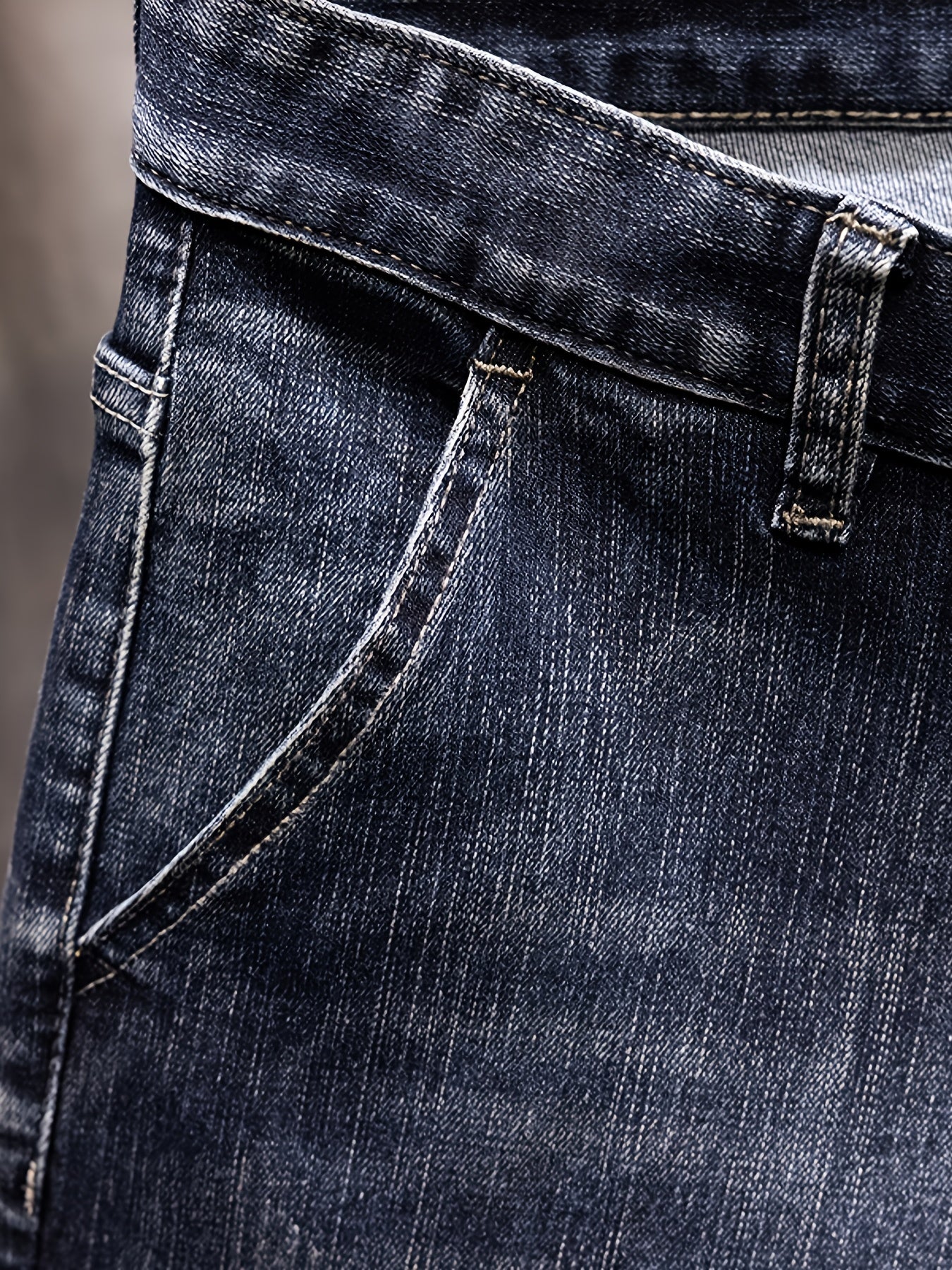 Men's Vintage Distressed Jeans