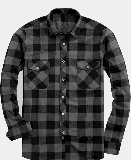 Men's and Women's Plaid Flannel Long Sleeve Shirt with Inner Lining 3 for 1 Deal