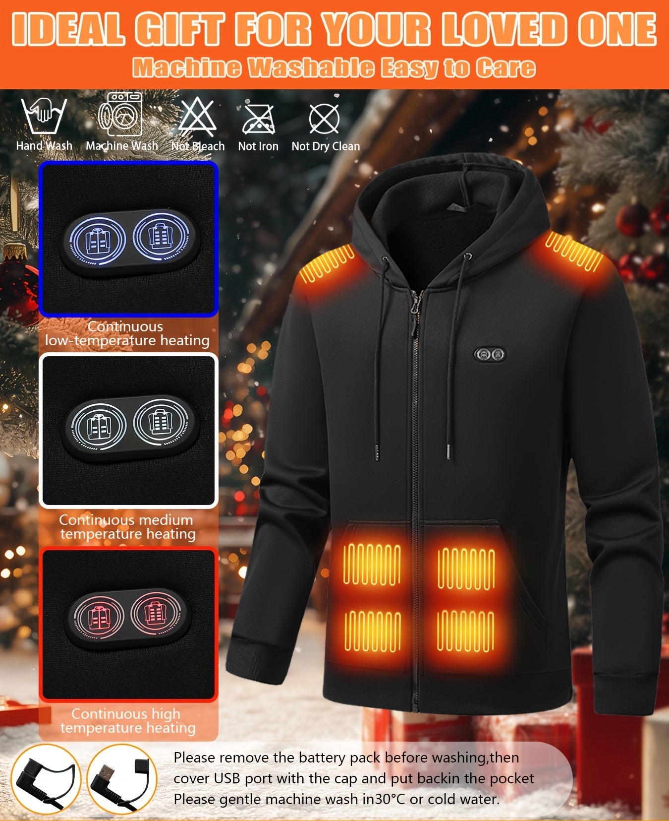 Great for cold weather: Makes a great gift, Holidays. Battery Pack 