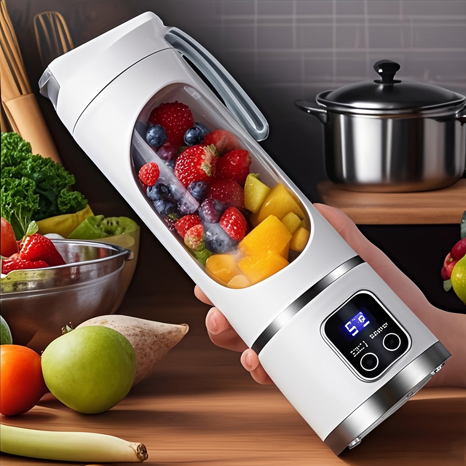 Blend up a smoothie or a shake quick and easy for yourself and family to enjoy.