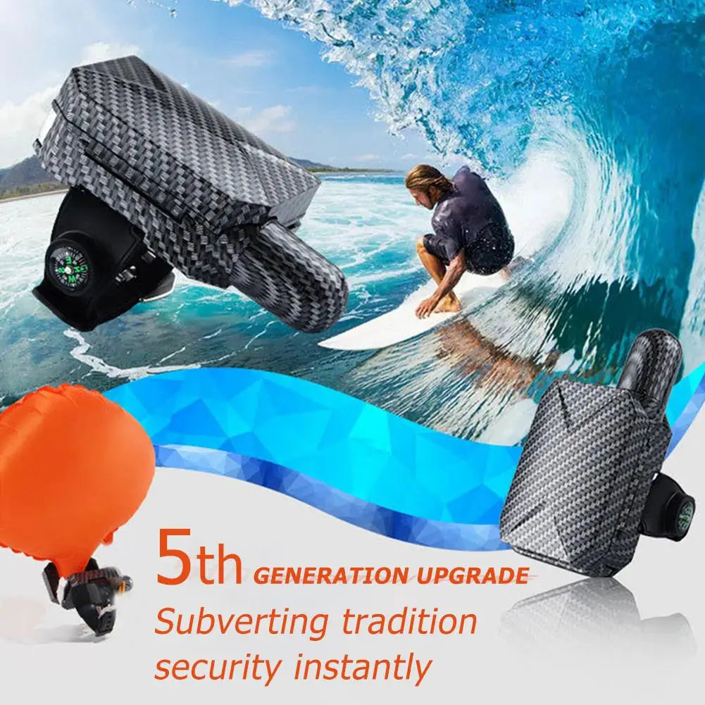 Anti-Drowning Lifesaving Bracelet – Portable Self-Rescue Device with Fast Inflation for Swimming & Water Safety"