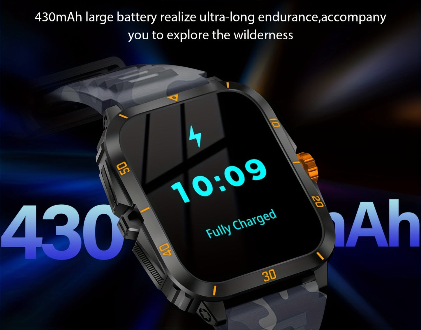Digital Display Ultra long endurance lets you explore the wilderness