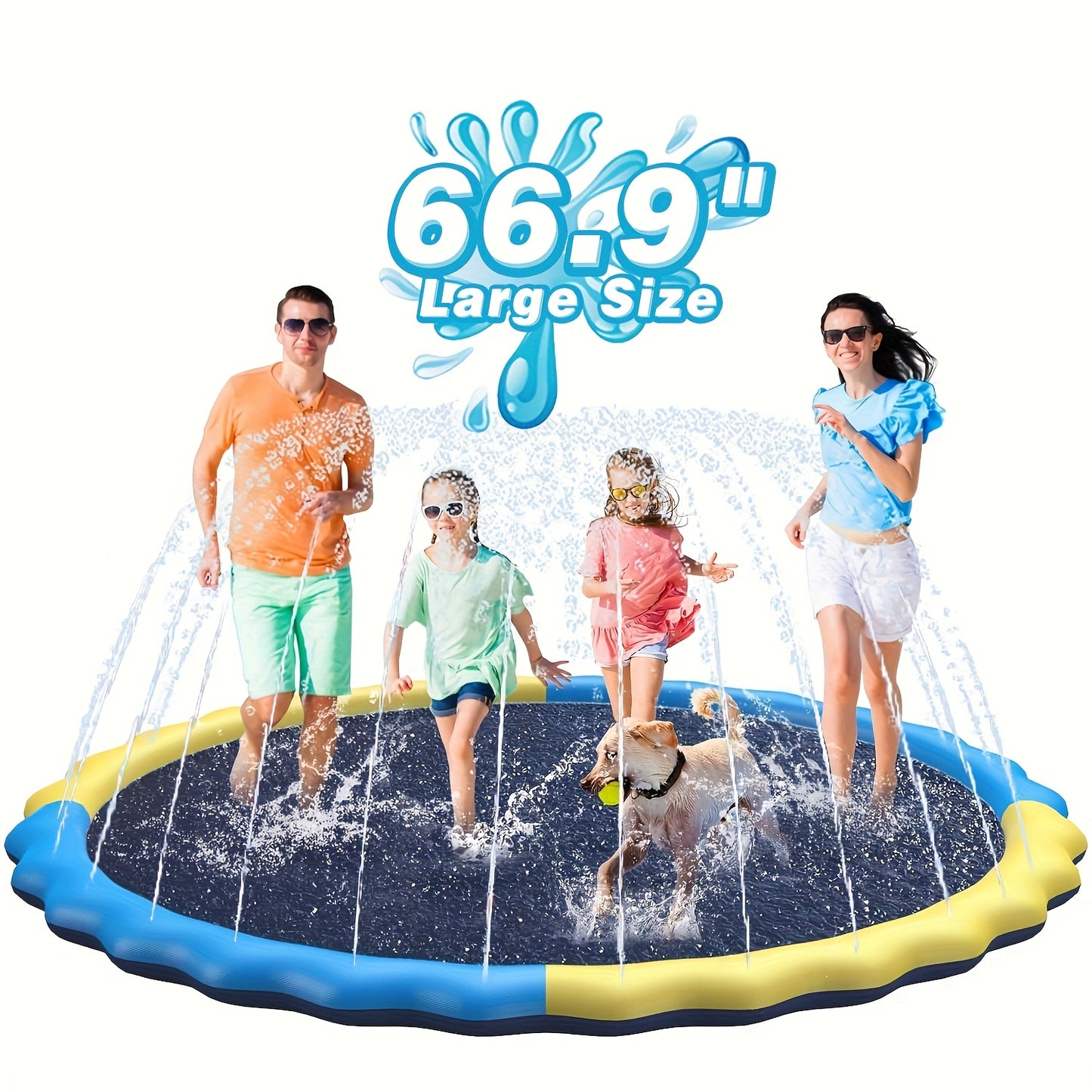 Giant Splash Pad Sprinkler & Play Mat