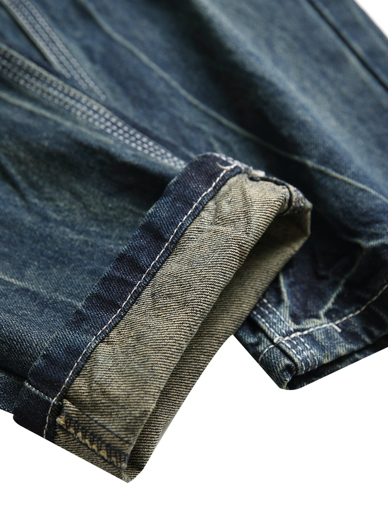 Men's Dark Blue Ripped Jeans - Limited Stock