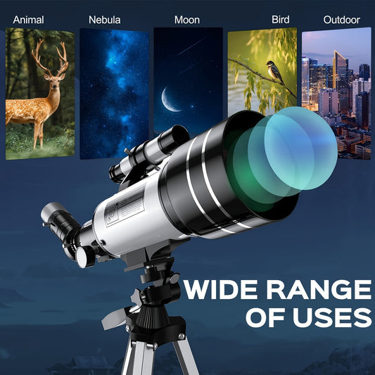 Portable Telescope with 70mm Aperture